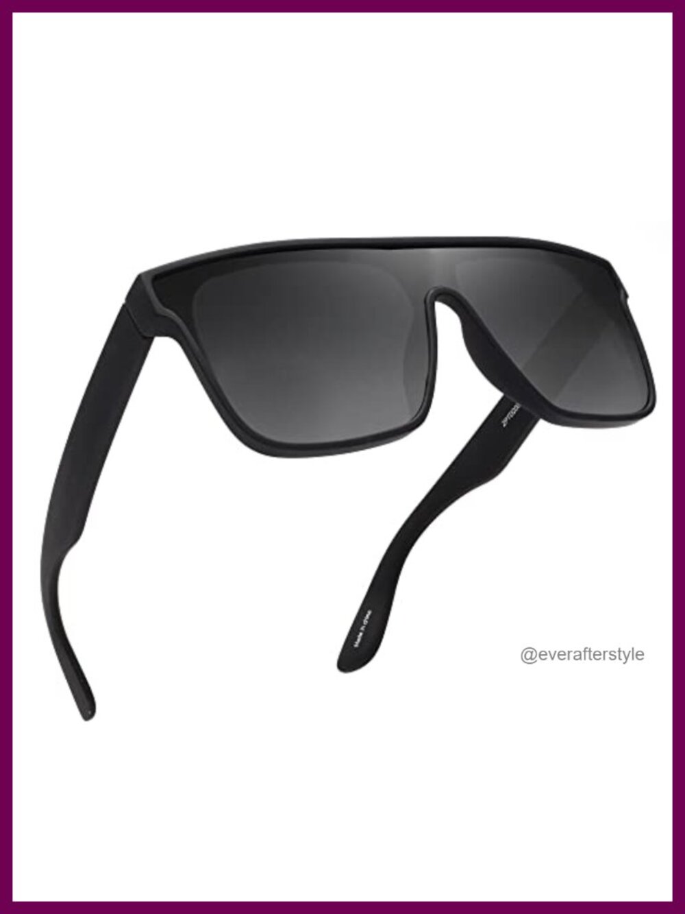 Oversized Square Polarized Sunglasses UV400 Full Frame Retro